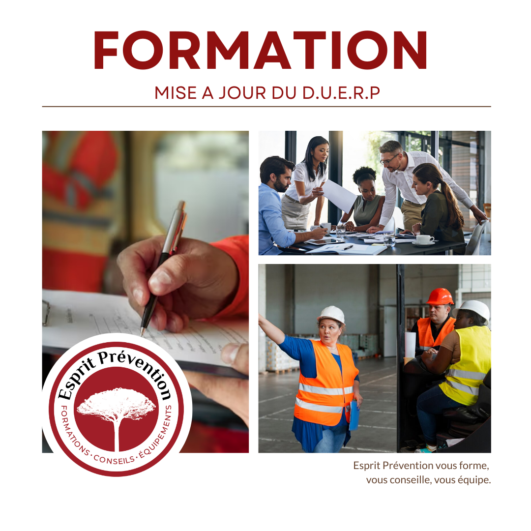 Mise à jour du DUERP